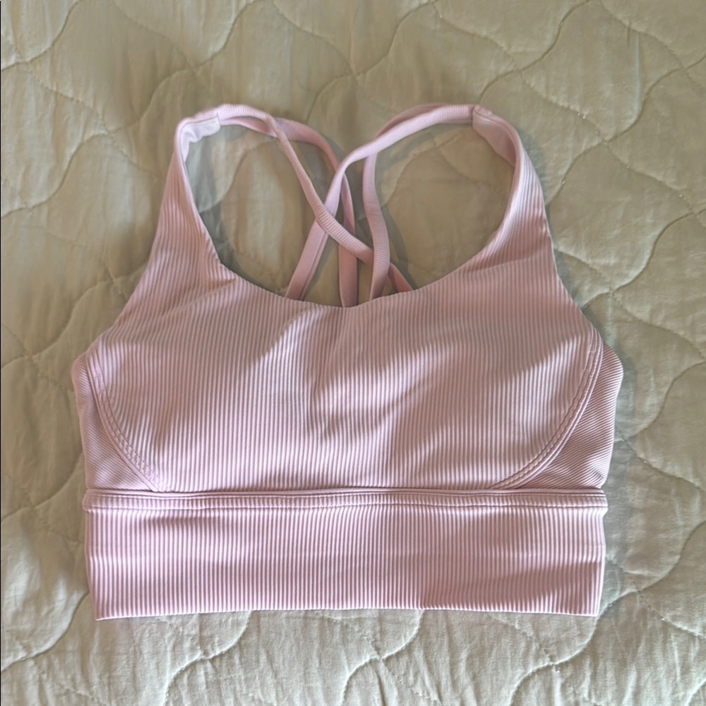 Lululemon Energy Longline Bra Ribbed